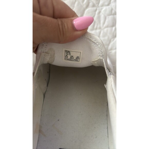 Vans White Checkered Slip-On Sneakers Mens 10.5 - Picture 8 of 10